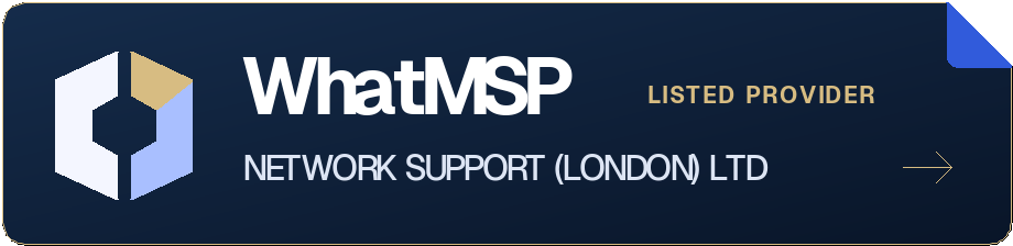 View NETWORK SUPPORT (LONDON) LTD on WhatMSP, the UK IT provider directory