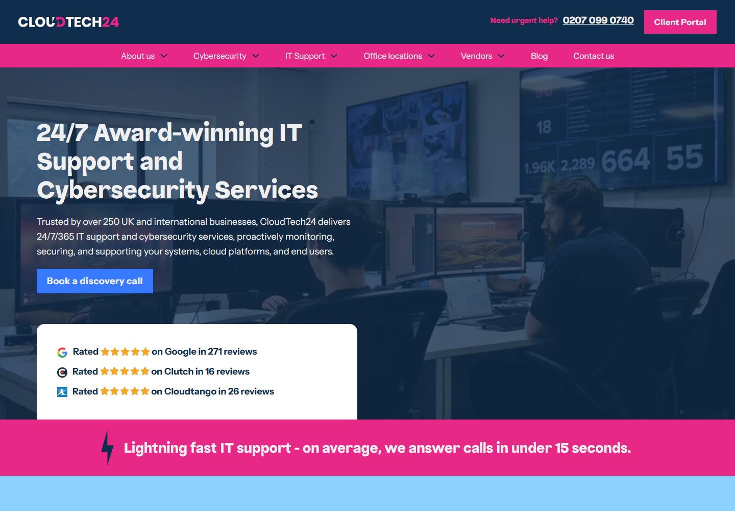 CloudTech24 homepage captured on 23 September 2026